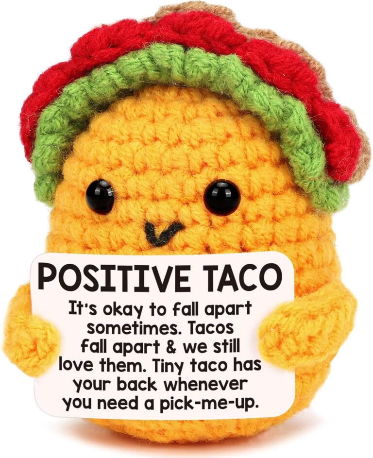 Personalized Crochet Taco with Message Card