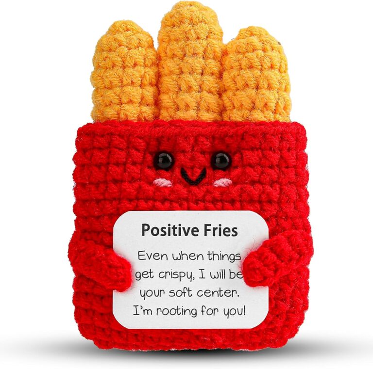 Personalized Crochet Fries with Message Card