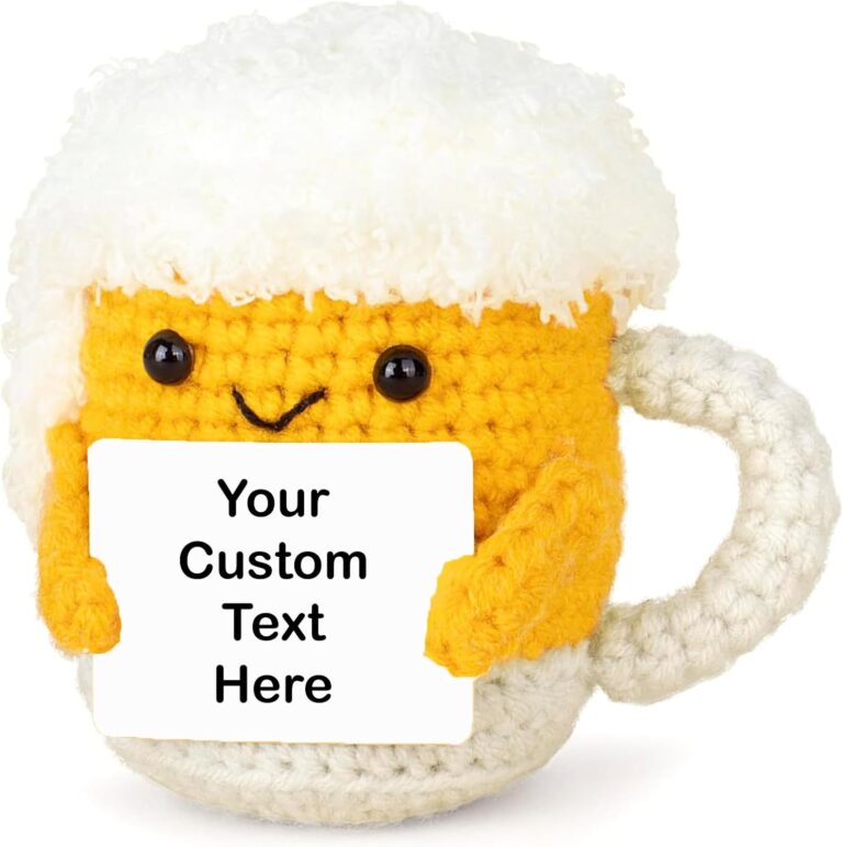 Crochet Beer Mug Birthday Keepsake