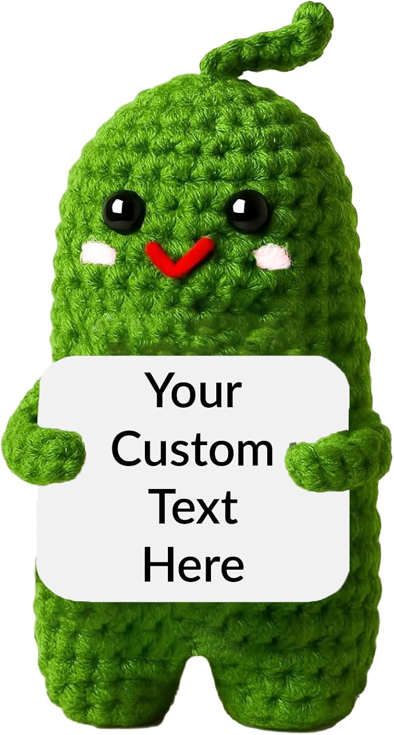 Personalized Crochet Pickle